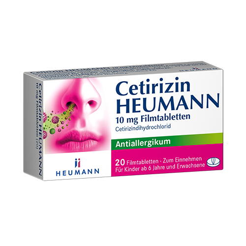 Symbolbild Cetirizin HEUMANN