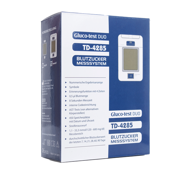 Symbolbild Gluco-test DUO® Starterset mmol/l